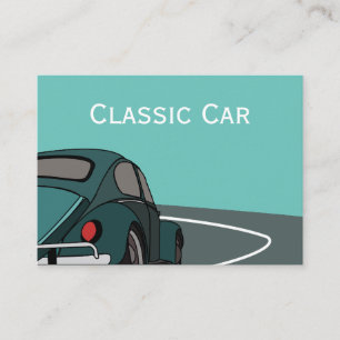 Auto Blau Klassieke Auto Visitekaartje