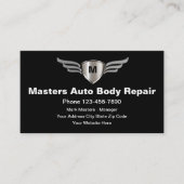 Auto Body Collision Repair Visitekaartje (Voorkant)