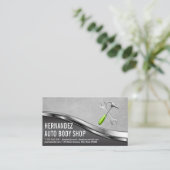 Auto Body Garage Winkelen | Mechanisch gereedschap Visitekaartje (Staand voorkant)