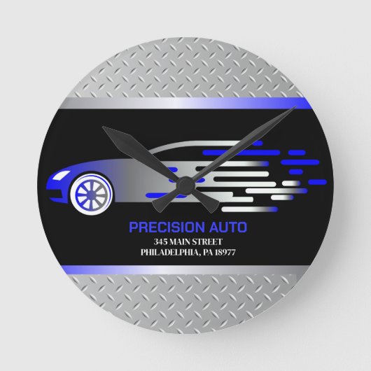 Auto Body Mechanic Auto Verf Detailing Collison Ronde Klok (Voorkant)