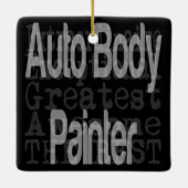 Auto Body Painter Extraordinaire Keramisch Ornament (Achterkant)