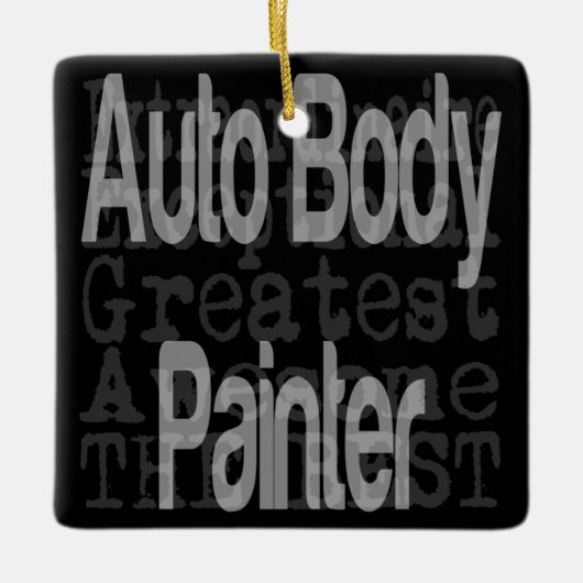 Auto Body Painter Extraordinaire Keramisch Ornament (Voorkant)