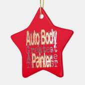 Auto Body Painter Extraordinaire Keramisch Ornament (Links)