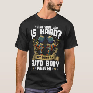 Auto-body Painter-verf autoauto-verf T-shirt