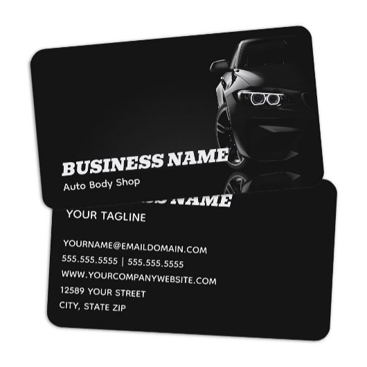 Auto-body Professional-auto Visitekaartje