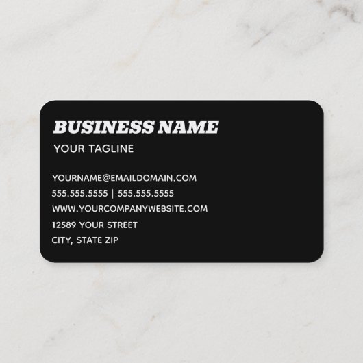 Auto-body Professional-auto Visitekaartje (Achterkant)