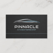 Auto Body Repair Shop QR Code Professional Visitekaartje (Voorkant)