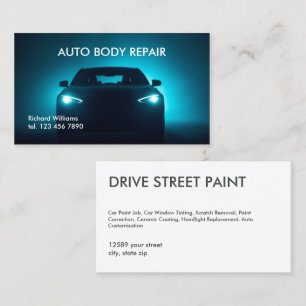 Auto Body Repair Visitekaartje