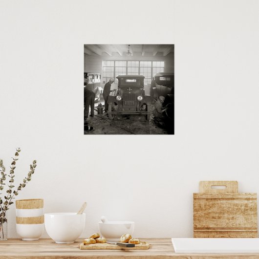 Auto Body Shop, 1926.  foto Poster (Keuken)