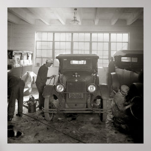 Auto Body Shop, 1926.  foto Poster