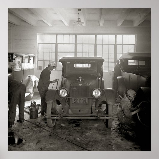 Auto Body Shop, 1926. foto Poster (Voorkant)