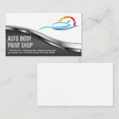Auto Body Shop | Car Service Logo Visitekaartje (Voorkant / Achterkant)