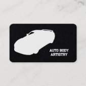 Auto Body Shop QR Visitekaartje (Voorkant)