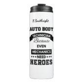 Auto Body Technician Need Heroes Thermosbeker (Voorkant)