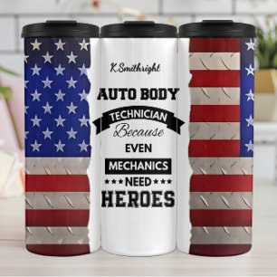 Auto Body Technician Need Heroes Thermosbeker