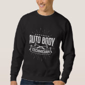 Auto-body technicus Hammer Painter Funny Apparel Trui (Voorkant)