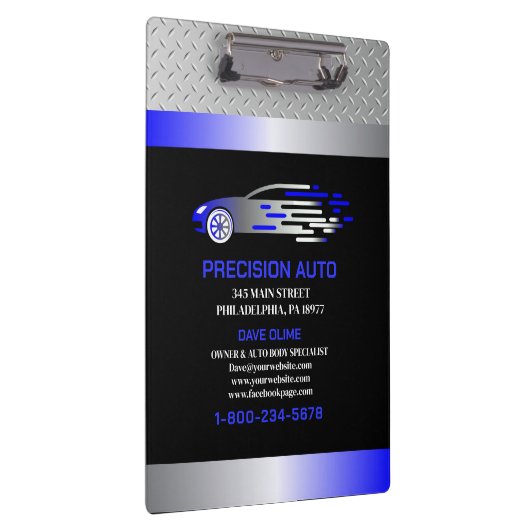 Auto Body Work Custom Car Paint Detailing Collison Klembord (Rechts)