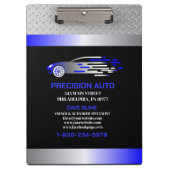 Auto Body Work Custom Car Paint Detailing Collison Klembord (Voorkant)