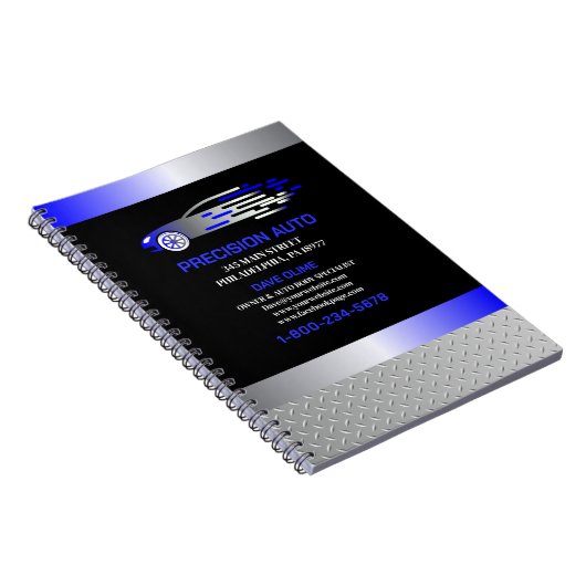 Auto Body Work Custom Car Paint Detailing Collison Notitieboek (Rechterzijde)