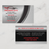 Auto Body Work Custom Car Paint Detailing Collison Visitekaartje (Voorkant / Achterkant)
