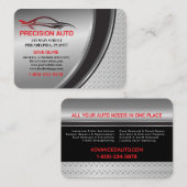 Auto Body Work Custom Car Paint Detailing Collison Visitekaartje (Voorkant / Achterkant)