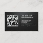 Auto Body Work Custom Car Paint Visitekaartje (Achterkant)