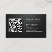 Auto Body Work Custom Car Paint Visitekaartje (Achterkant)