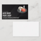 Auto Body Workers Schilderen Auto Visitekaartje (Voorkant / Achterkant)