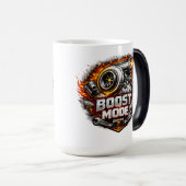 Auto - BOOST MODUS - GDIArt Design Magische Mok (Voorkant rechts)