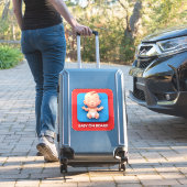 Auto bord Baby aan boord Sticker (Koffer Insitu)