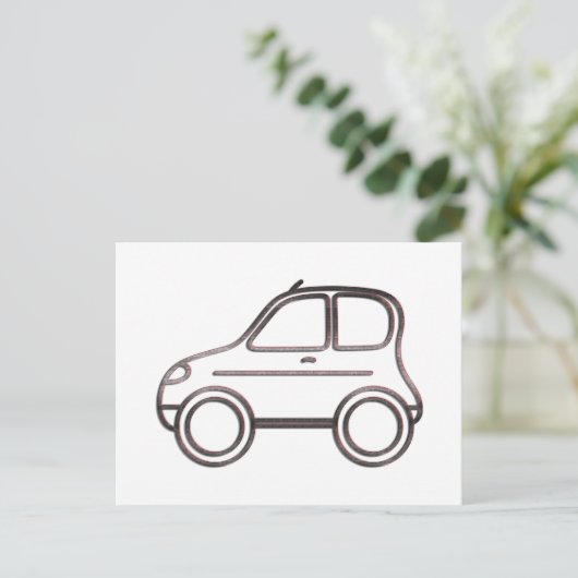 Auto Briefkaart (Staand voorkant)