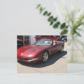 auto briefkaart (Staand voorkant)