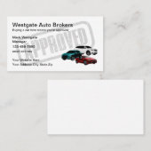 Auto Broker Car Dealer Visitekaartje (Voorkant / Achterkant)