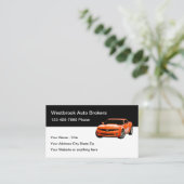 Auto Broker Moderne Visitekaartjes Sjabloon (Staand voorkant)