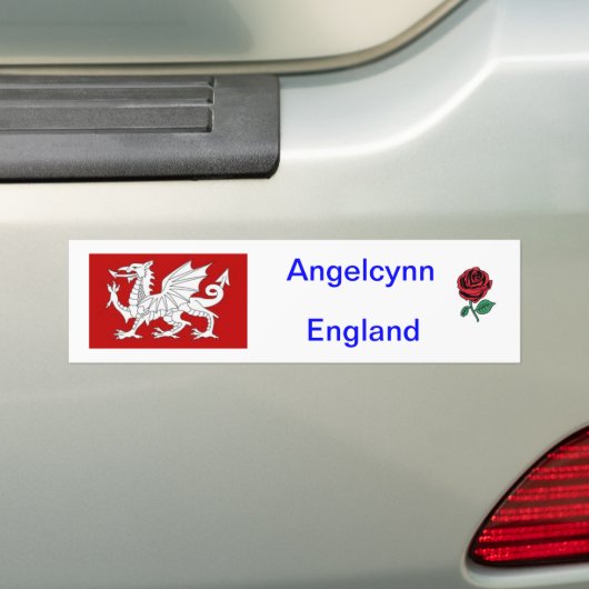 Auto Bumpersticker - Engeland (Op auto)