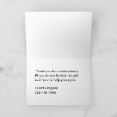 Auto Business Bedankt Kaarten (Binnen)