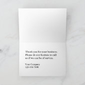 Auto Business Bedankt Kaarten (Binnen)