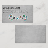 Auto Car Care | Automontechnicus Visitekaartje (Voorkant / Achterkant)