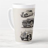 Auto Car Design Tasse Latte Mok (Linkerhoek)
