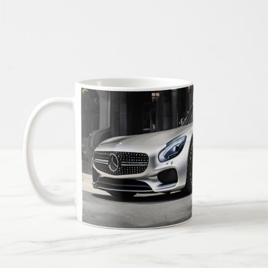 AUTO CAR MG Mercedes Koffiemok (Links)