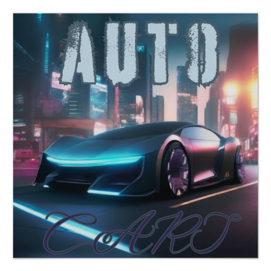AUTO CAR PERFECT POSTER (Voorkant)