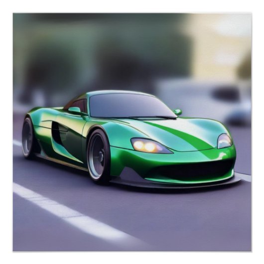 AUTO CAR PERFECT POSTER (Voorkant)