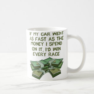 Auto Car Racing Funny Mug Koffiemok