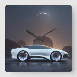 AUTO CAR VIERKANTE KLOK