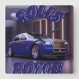 AUTO CAR VIERKANTE KLOK