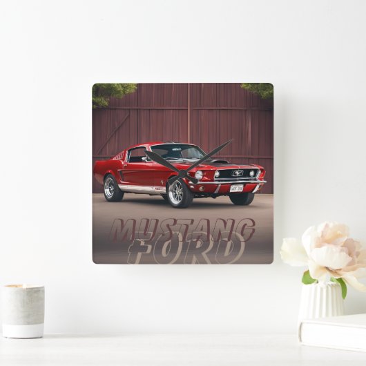 AUTO CAR VIERKANTE KLOK (Huis)