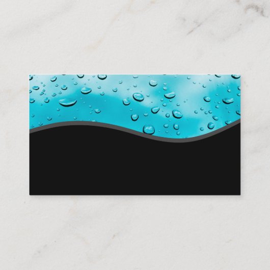 Auto Car Wash Waterparels  Visitekaartje (Achterkant)