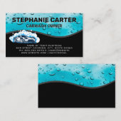 Auto Car Wash Waterparels  Visitekaartje (Voorkant / Achterkant)