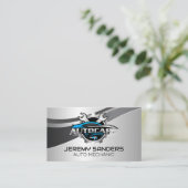 Auto Care Repair Logo | Sleutels Visitekaartje (Staand voorkant)