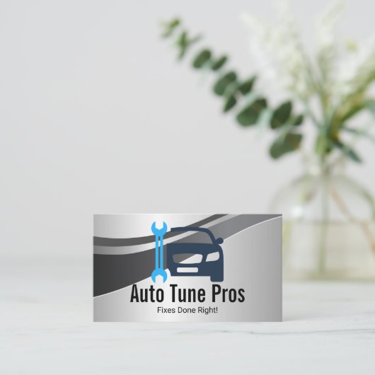 Auto Care Repair | monteur Visitekaartje (Staand voorkant)